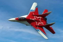 Freewing MiG-29 Fulcrum Red Star Twin 80mm EDF Jet With Thrust Vectoring - PNP