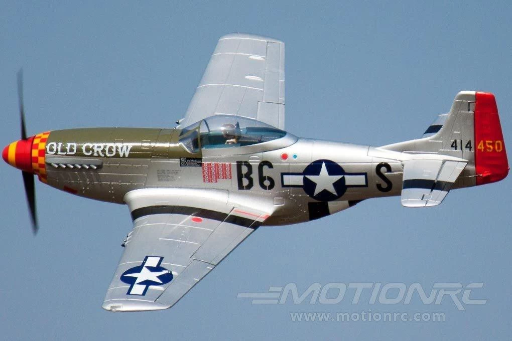 Freewing P-51D HP "Old Crow" 1410mm (55") Wingspan - PNP - Image 2