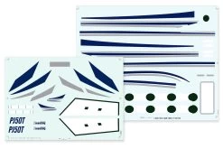 Freewing Twin 70mm EDF PJ50 Private Jet Decal Set