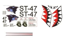 Nexa 1620mm Marchetti SF-260 BE Decal Set