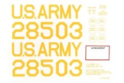 Nexa 1720mm L-19 Bird Dog Olive Decal Set