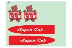 Nexa 2710mm Piper PA-18 Super Cub Decal Set