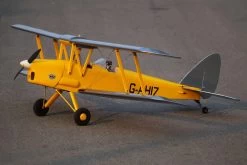 Nexa DH.82 Tiger Moth Yellow-Silver 1400mm (55") Wingspan - ARF
