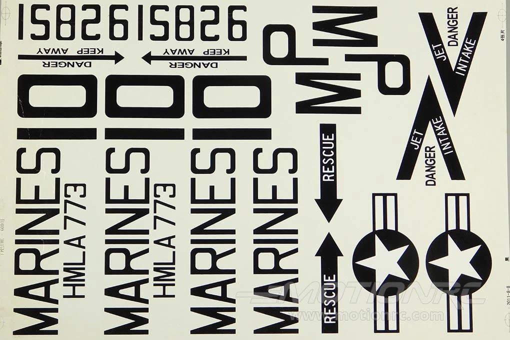 Roban 600 Size UH-1N Iroquois Decal Set - Image 2