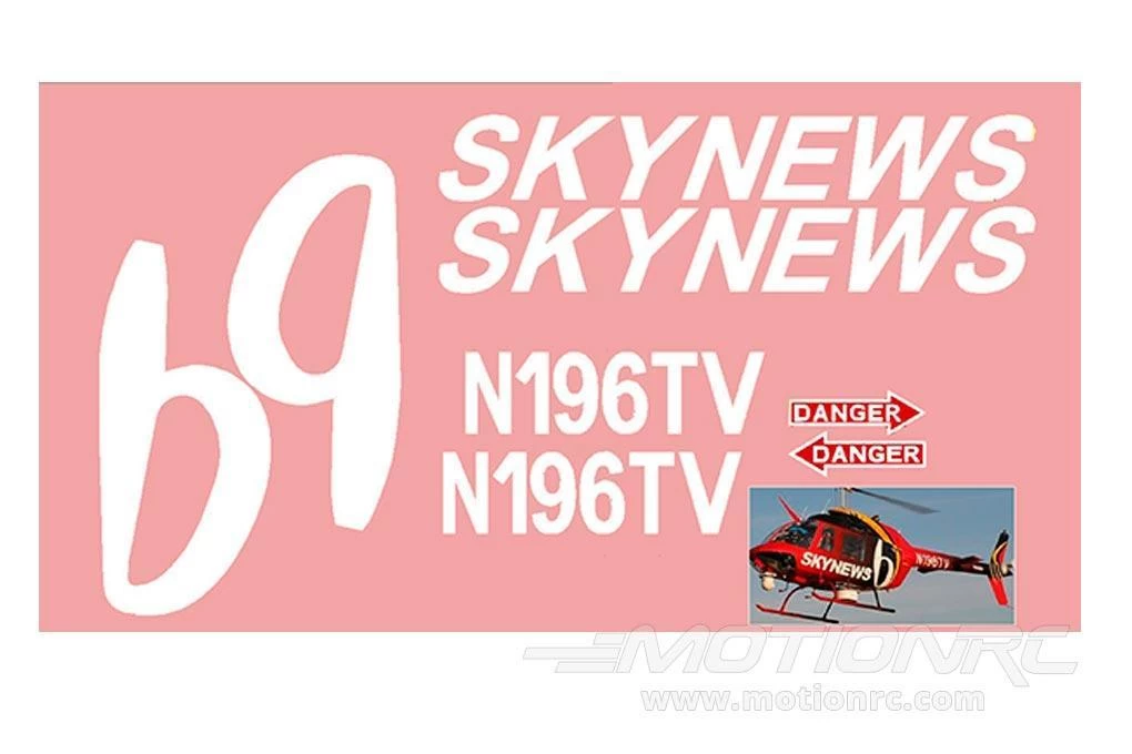 Roban 700 Size B206 News Decal Set - Image 2