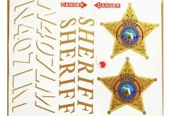 Roban 700 Size B407 Sheriff Decal Set