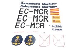 Roban 700 Size EC-225 Salvamento Decal Set