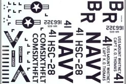 Roban 700 Size SH-60 Seahawk Decal Set