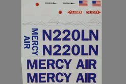 Roban 800 Size B222 Mercy Air Medic Decal Set