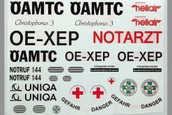 Roban 800 Size EC-135 Gelb Austria Decal Set