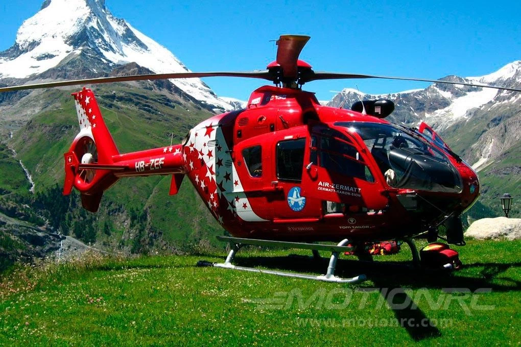 Roban EC-135 T3 Air Zermatt 800 Size Scale Helicopter - ARF - Image 2