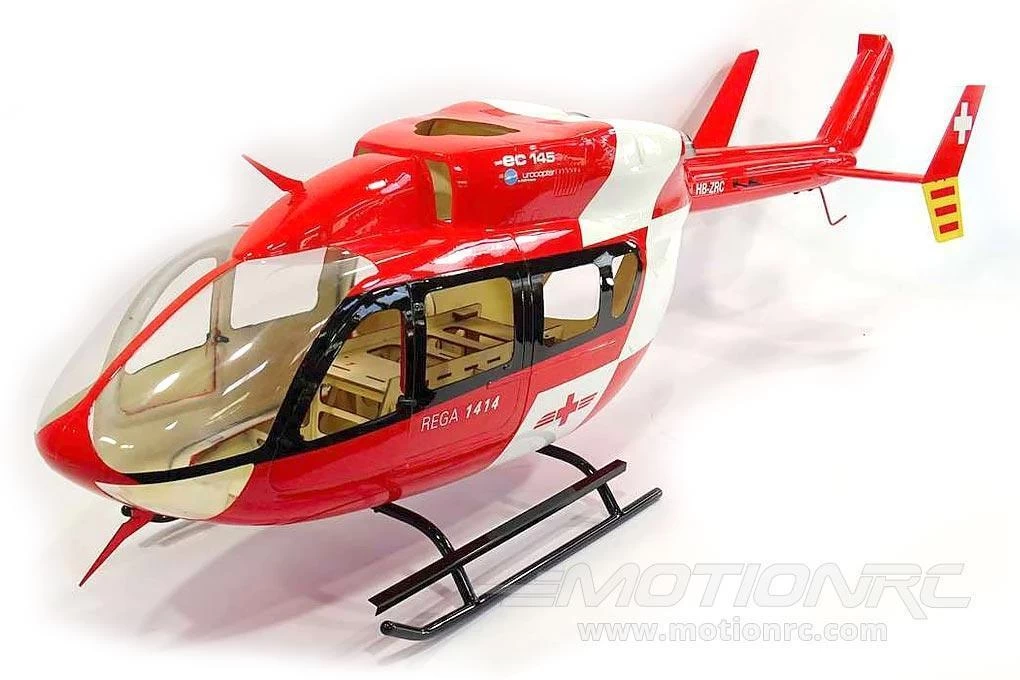 Roban EC-145 Swiss Medic Red/White 600 Size Helicopter Scale Conversion - KIT - Image 3