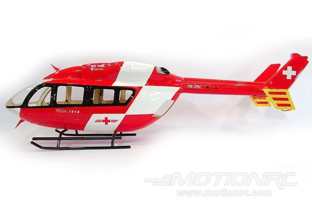 Roban EC-145 Swiss Medic Red/White 600 Size Helicopter Scale Conversion - KIT - Image 4