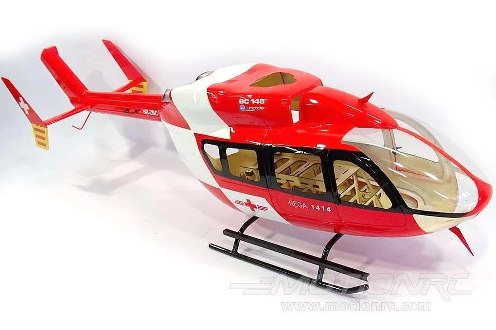 Roban EC-145 Swiss Medic Red/White 600 Size Helicopter Scale Conversion - KIT - Image 5