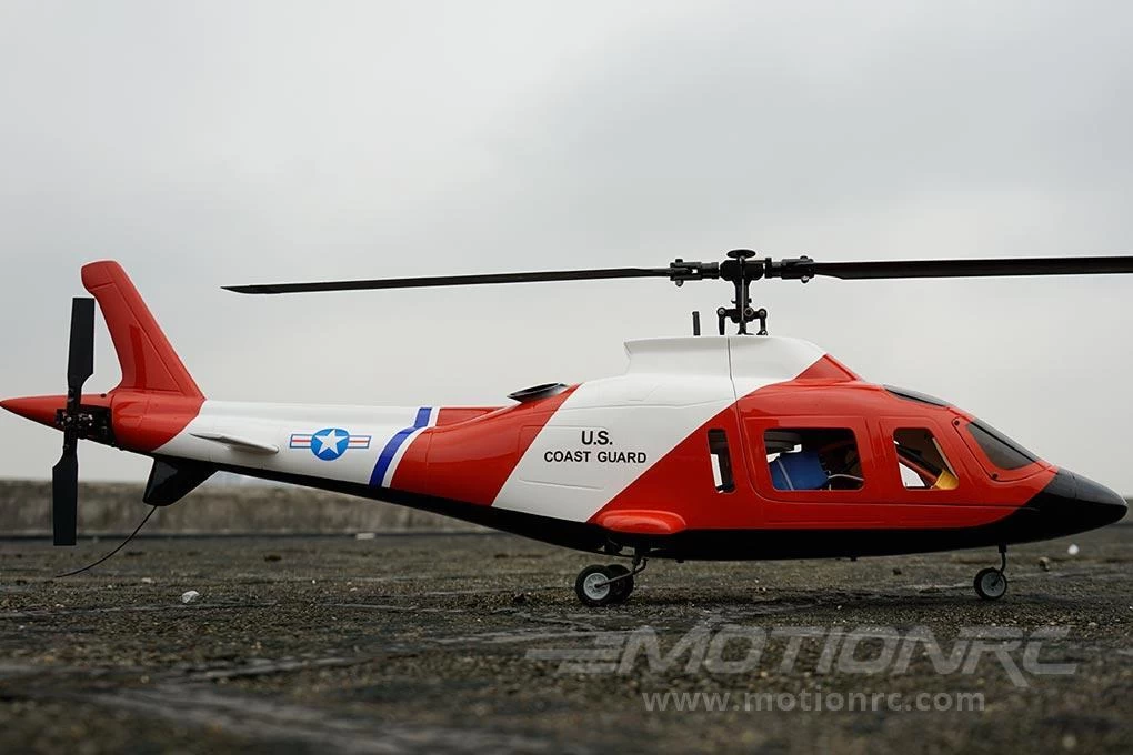RotorScale A-109 Coast Guard Rescue 450 Size Helicopter - PNP - Image 8