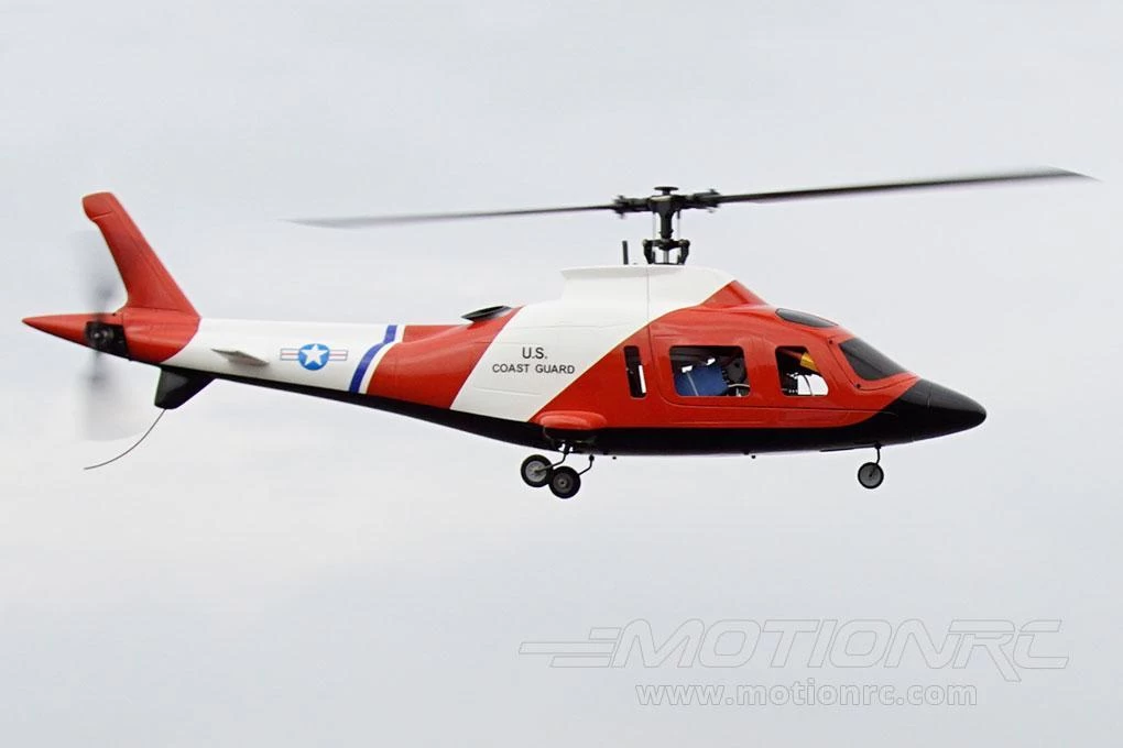 RotorScale A-109 Coast Guard Rescue 450 Size Helicopter - PNP - Image 7