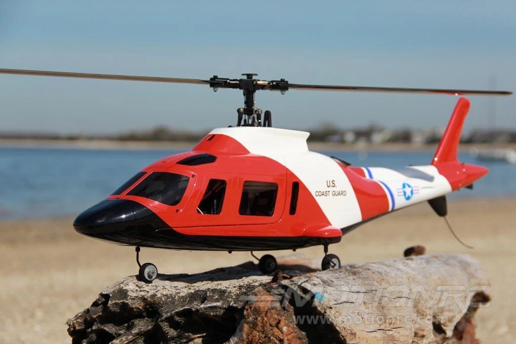 RotorScale A-109 Coast Guard Rescue 450 Size Helicopter - PNP - Image 4