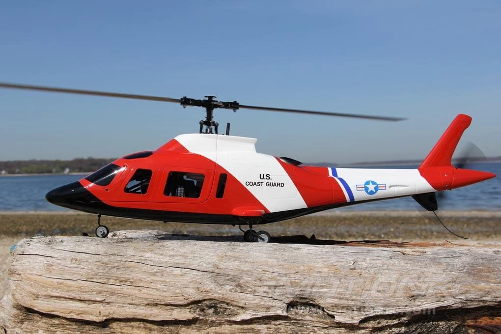 RotorScale A-109 Coast Guard Rescue 450 Size Helicopter - PNP - Image 3