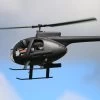 RotorScale AH-6 Attack Tactical Black 450 Size Helicopter - PNP