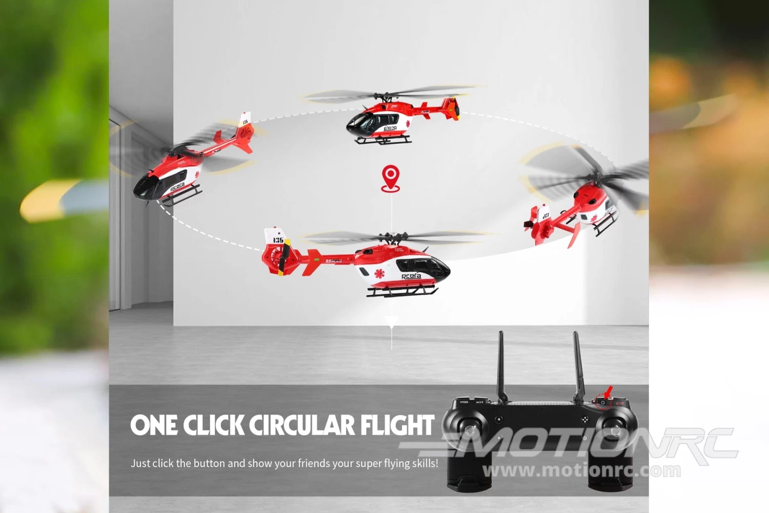 RotorScale EC135 100 Size Gyro Stabilized Helicopter - RTF - Image 7
