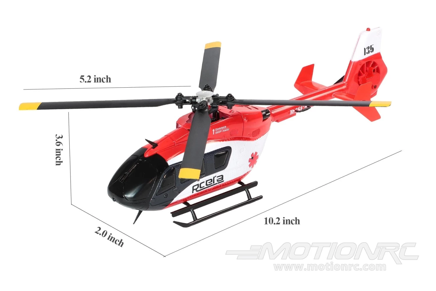 RotorScale EC135 100 Size Gyro Stabilized Helicopter - RTF - Image 10