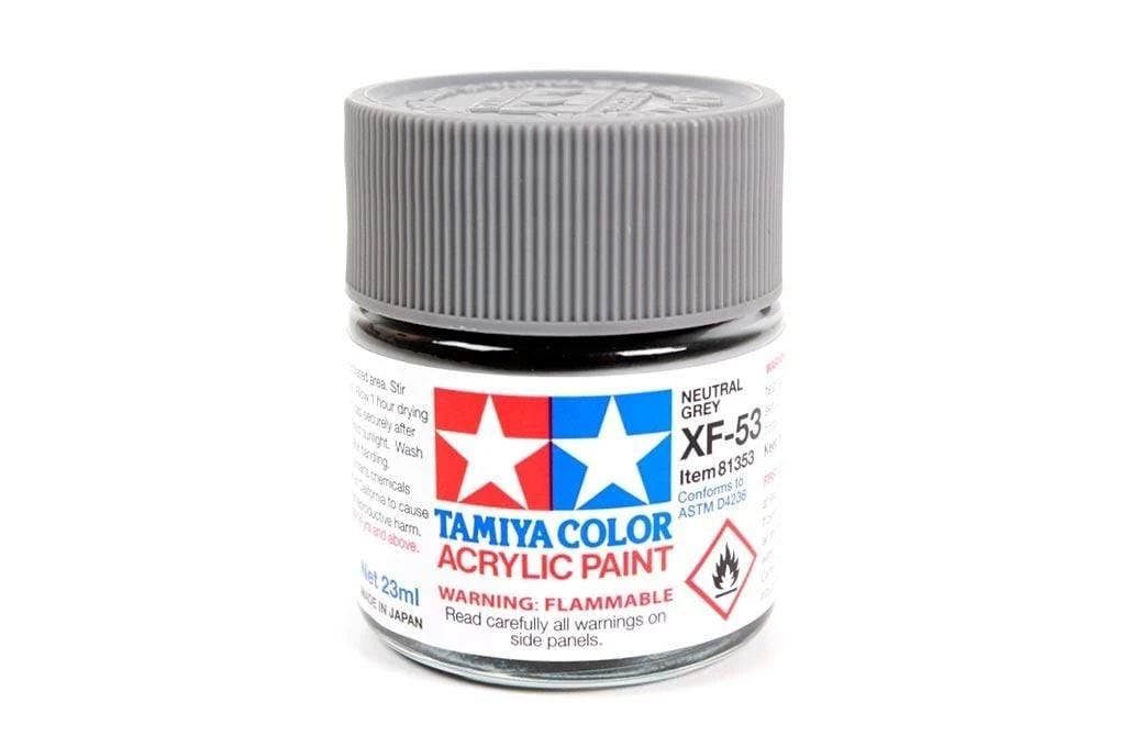 Tamiya Acrylic XF-53 Neutral Gray 23ml Bottle