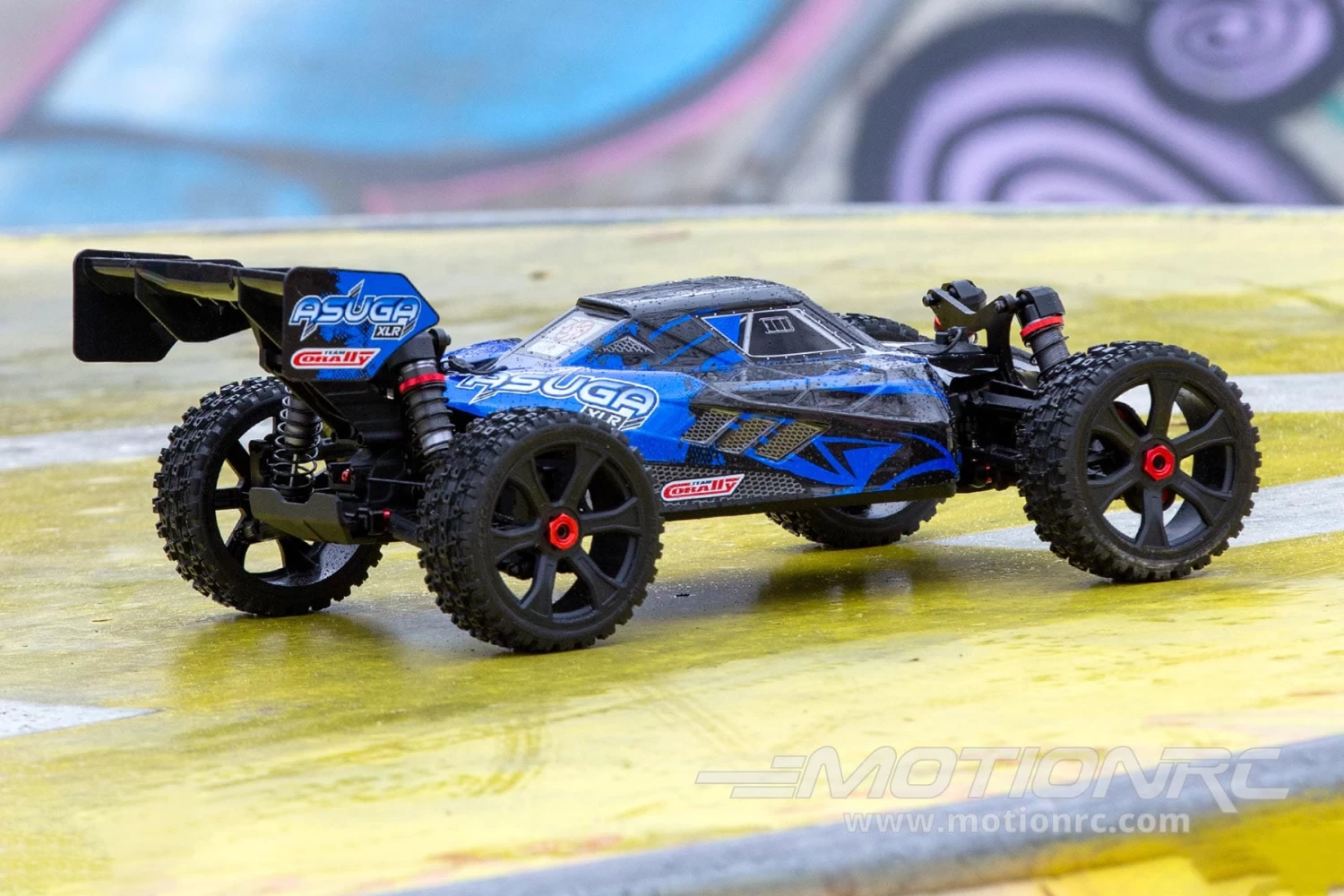 Team Corally Asuga XLR Blue Large Scale 4WD Monster Buggy - RTR - Image 2