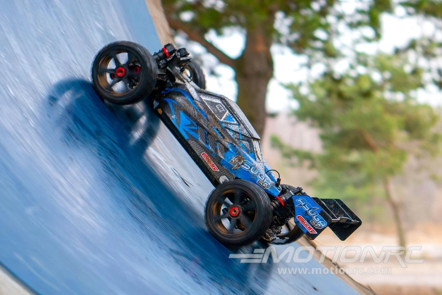 Team Corally Asuga XLR Blue Large Scale 4WD Monster Buggy - RTR - Image 3