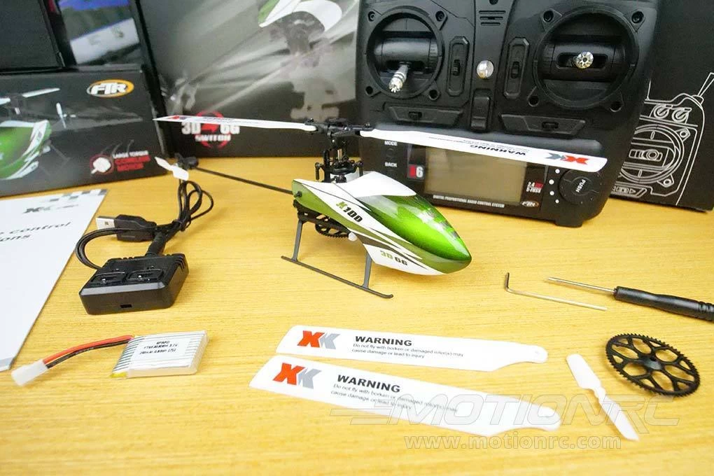XK K100 120 Size Gyro Stabilized Helicopter - FTR - Image 9