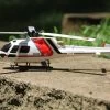 XK K123 Red And White 120 Size Gyro Stabilized Helicopter - RTF