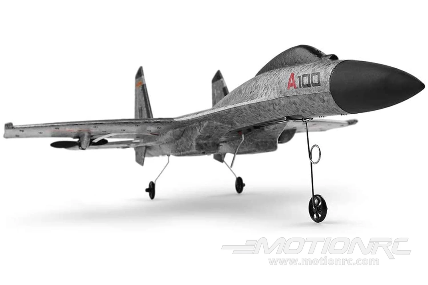 XK A100-G SU-27 Grey With Gyro 340mm (13.3") Wingspan - RTF - Image 5