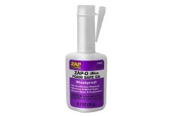 Zap Foam Safe CA Glue Zap-O Xtra - 0.7 Oz (21mL)